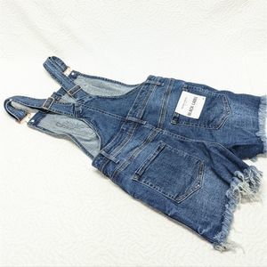 BLACK LABEL | Overall Jeans Shorts